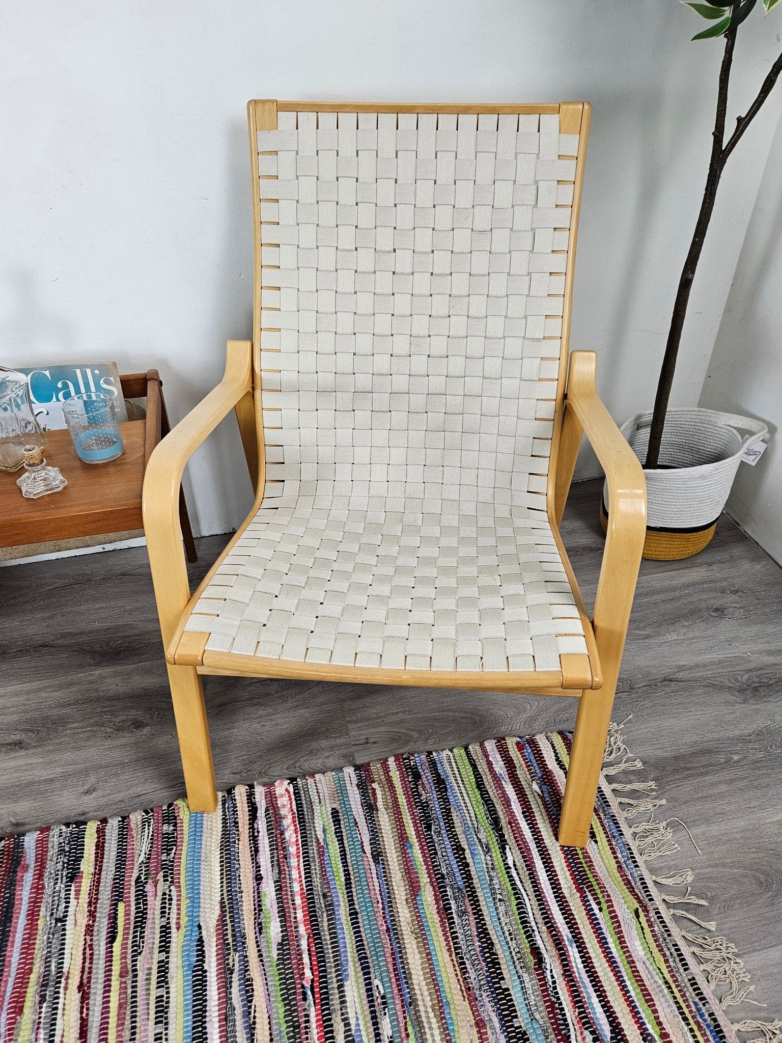 Danish Strap Chairs on Bentwood Frame - Vintage MC