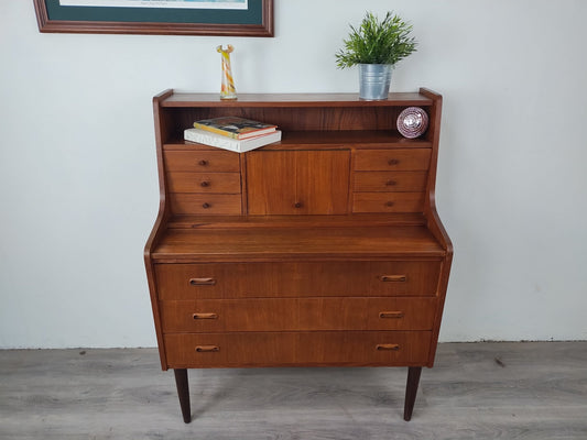 Danish Teak Secretary Desk ST0524148 - Vintage MC
