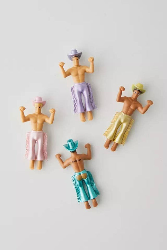 Disco Cowboy Drink Markers - 4 Pack - Vintage MC