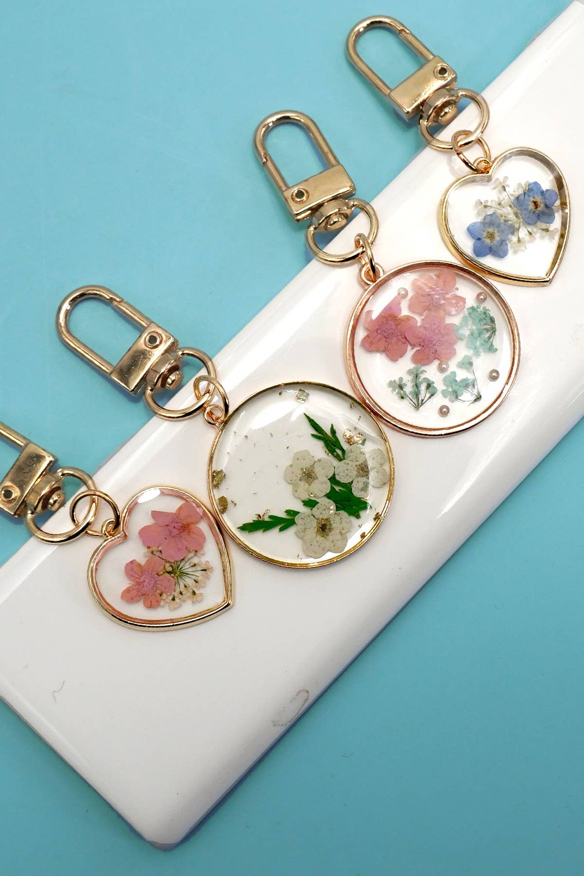 Dried Flower Bag Charm - Vintage MC