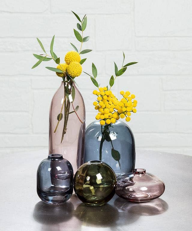 Small Bud Vase-Dark Rose-3 Assorted-3"H