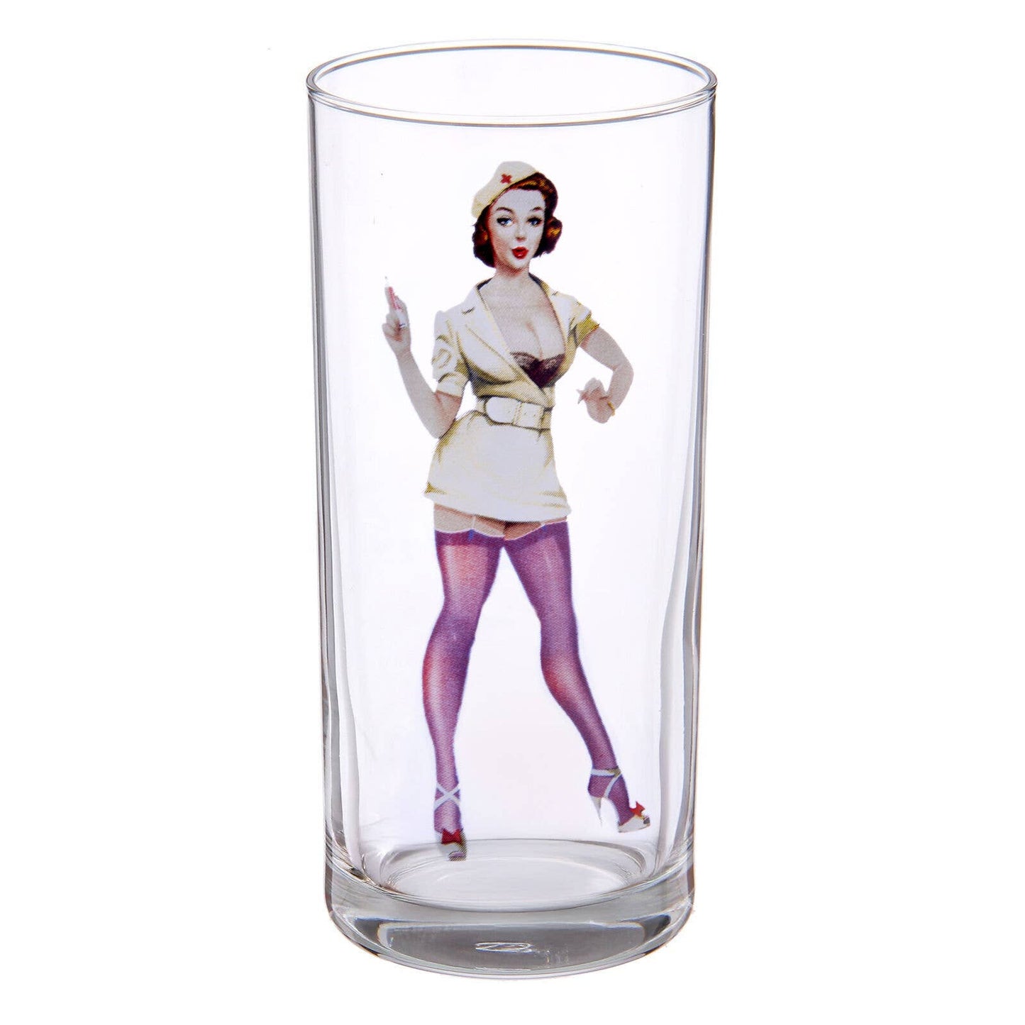 Pin-up Girls Drinking Glass