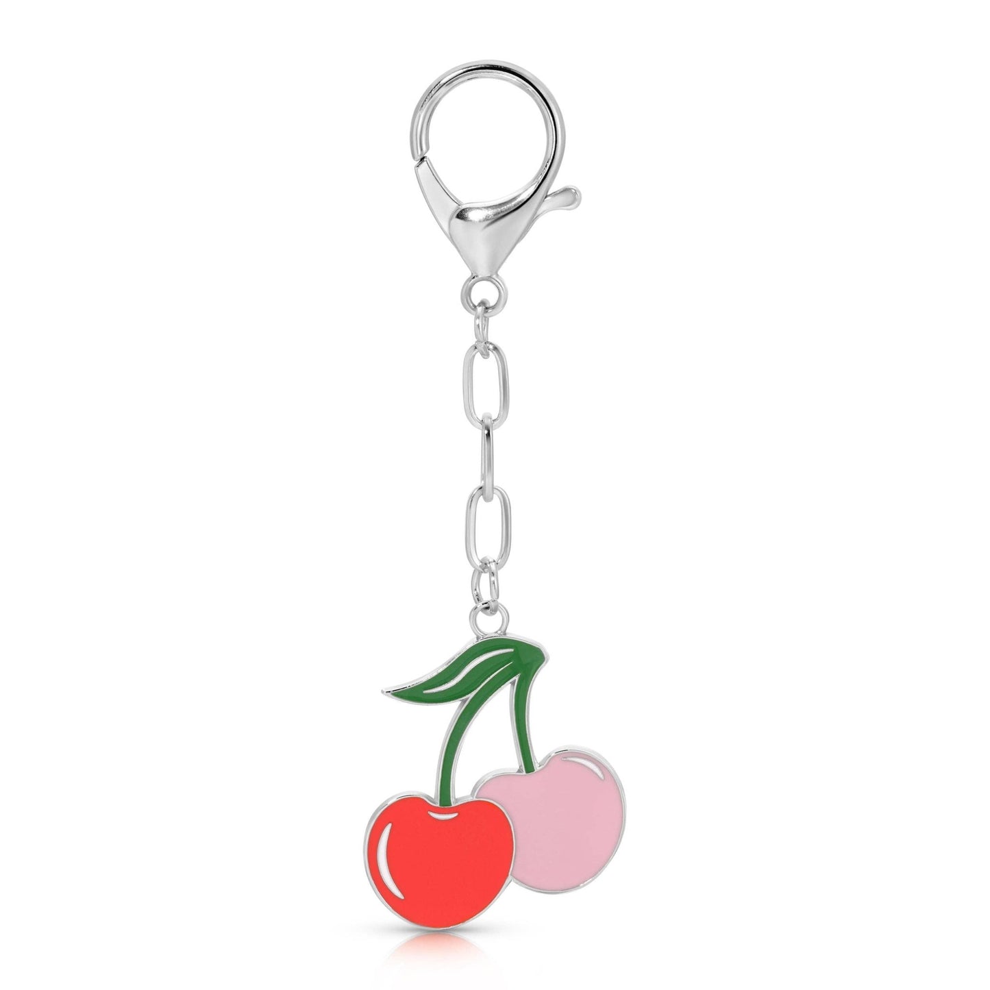 Enamel Bag Charm Keychain - Vintage MC