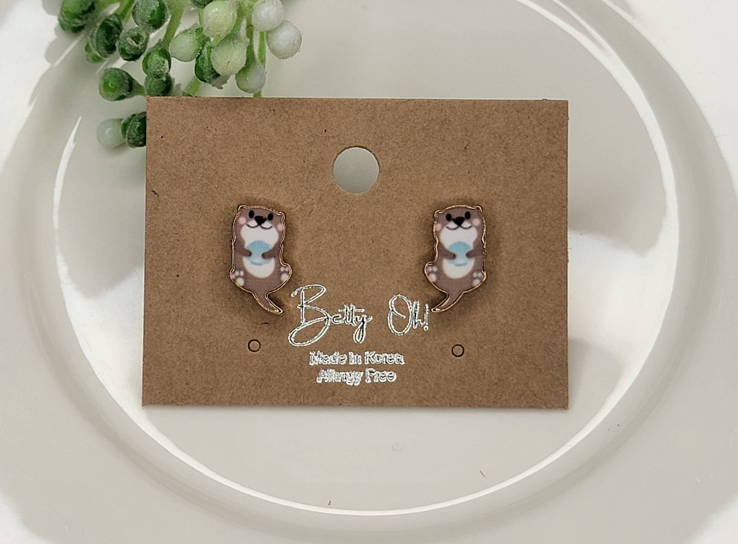 Otter Earrings