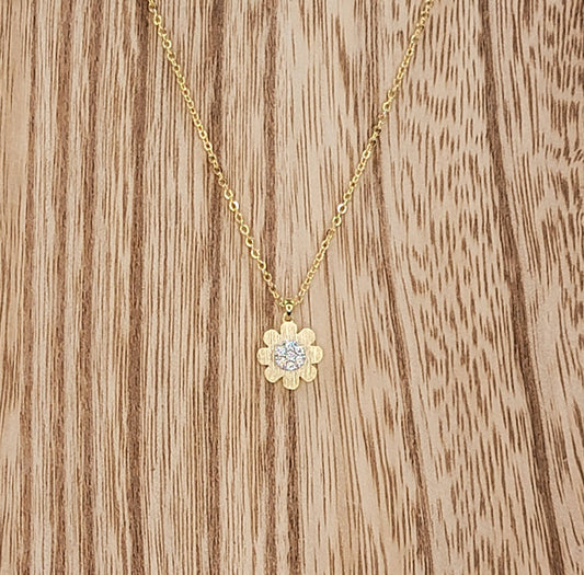 Sunflower Shape Necklace