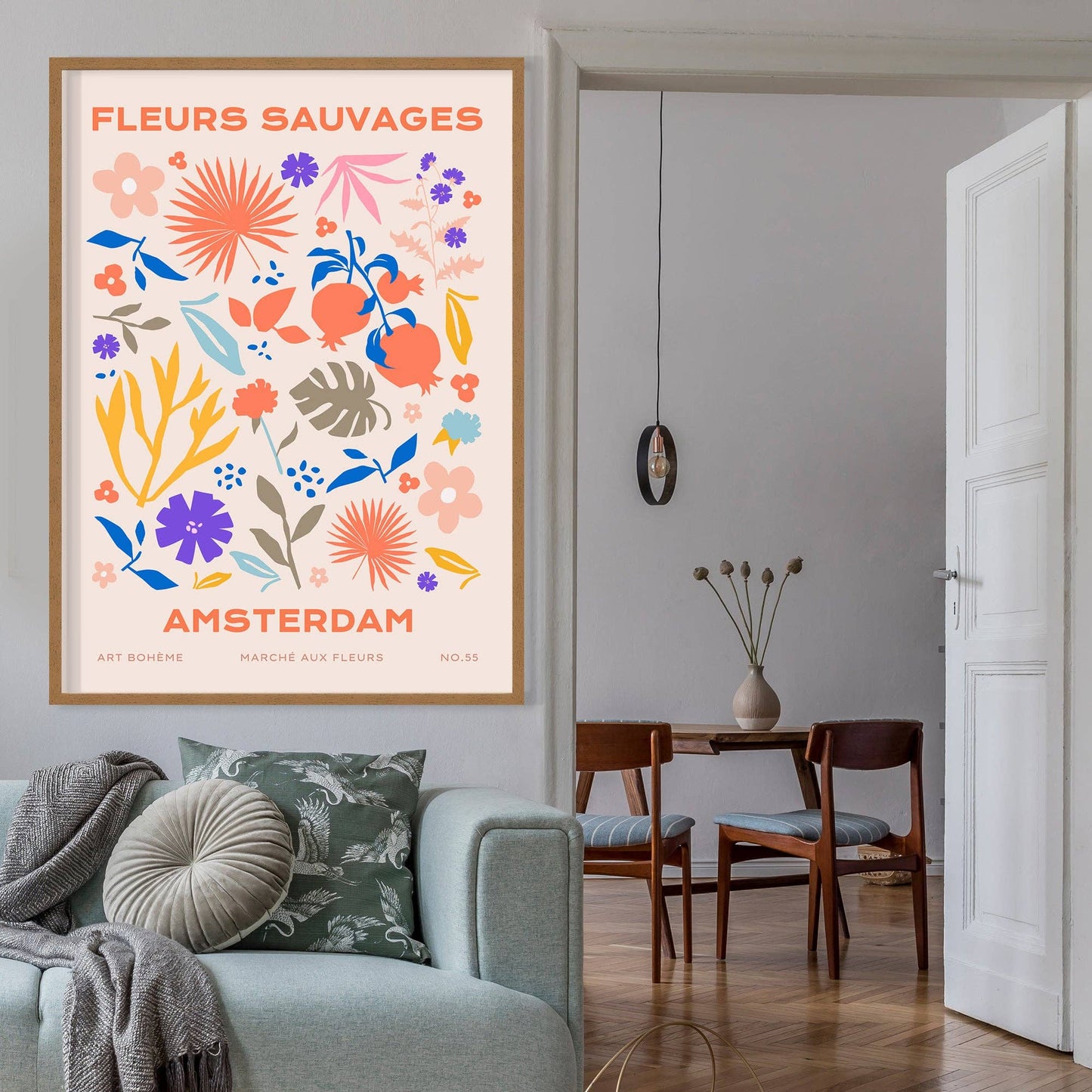 Fleurs Sauvages Amsterdam Flower Print - Vintage MC