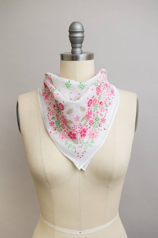 💐 Floral Print Bandana for Women - Best - Selling Style - Vintage MC