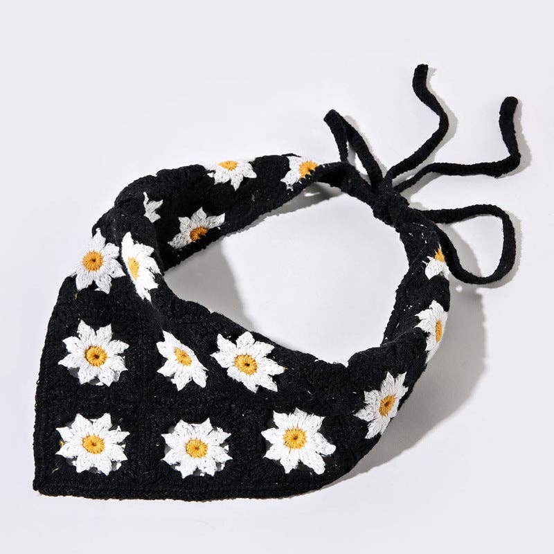 Handmade Woven Flower Headband - Vintage MC