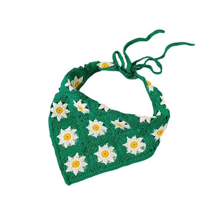 Handmade Woven Flower Headband - Vintage MC
