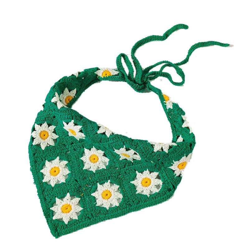 Handmade Woven Flower Headband - Vintage MC