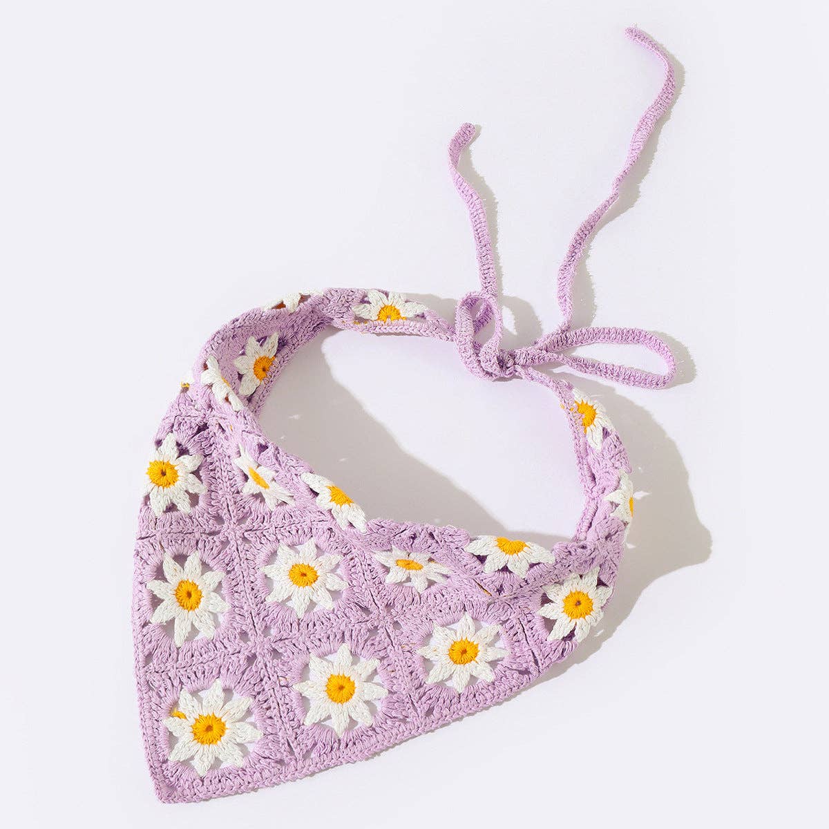 Handmade Woven Flower Headband - Vintage MC