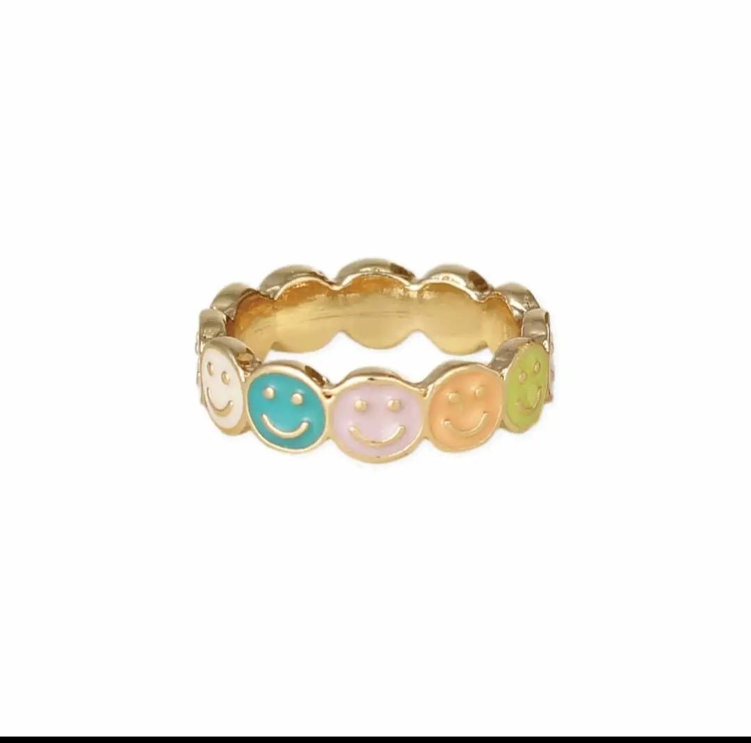Happy Face Ring - Vintage MC