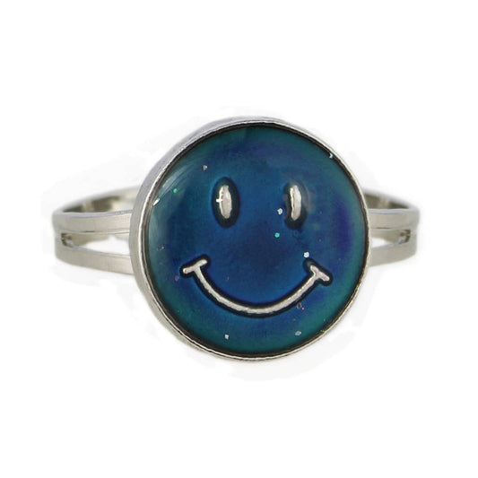 Happy Moods Smiling Face Mood Ring - Vintage MC