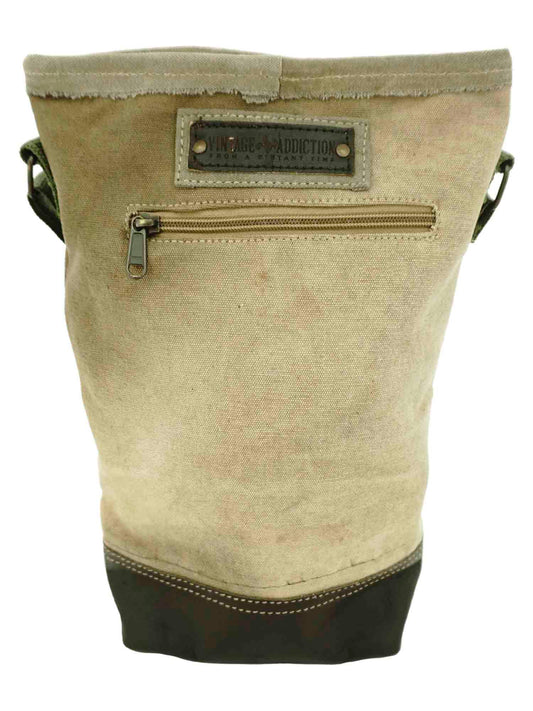 HB00507 Upcycled Crossbody Green Strap - Vintage MC