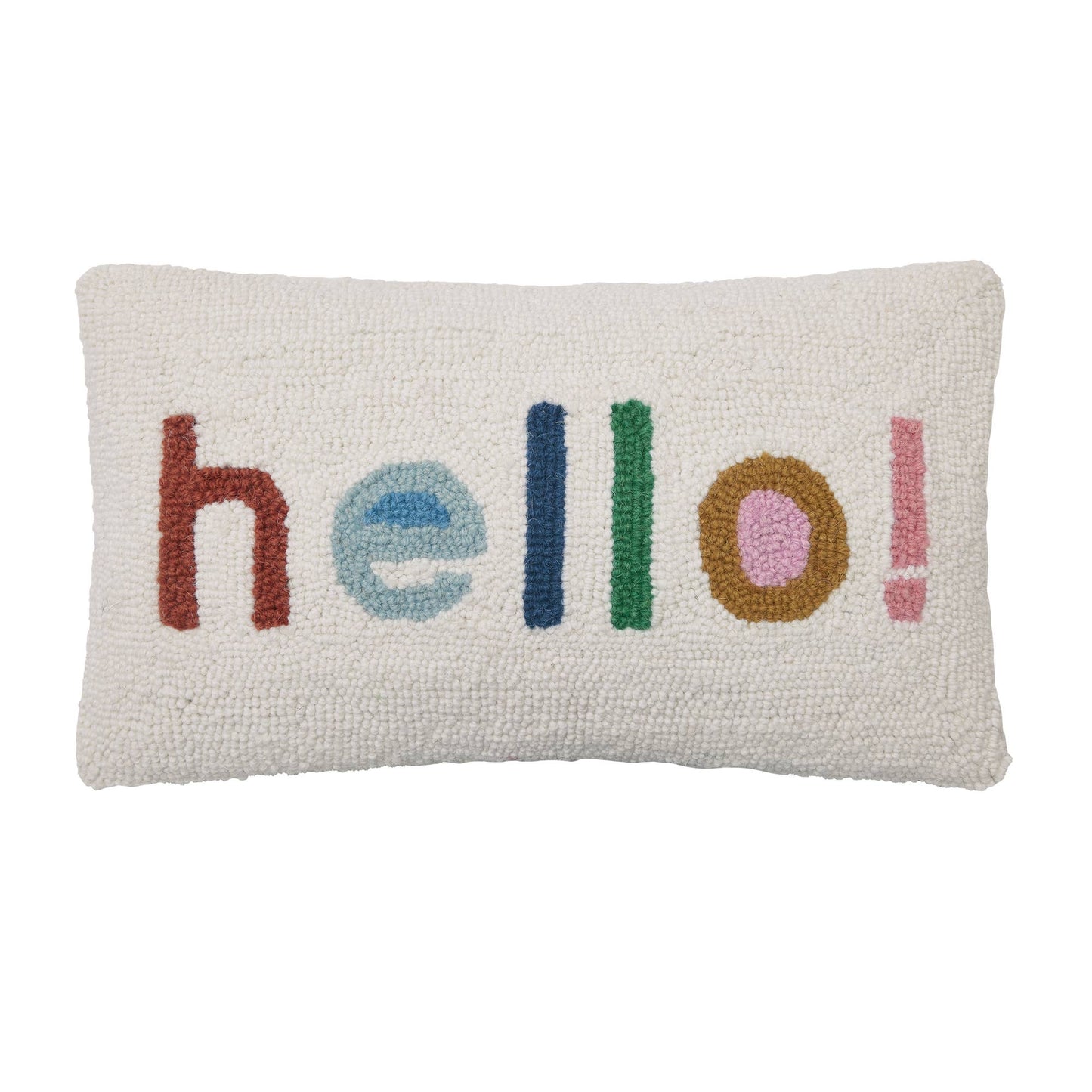Hello Lumbar Hook Pillow - Vintage MC