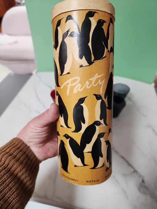 Kaj Franck designed Nutajarvi Penguin Party Glassware Set - Vintage MC