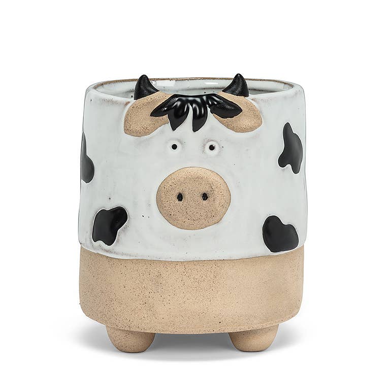 Lg Cow on Legs Planter - 5"H - 867 - Vintage MC