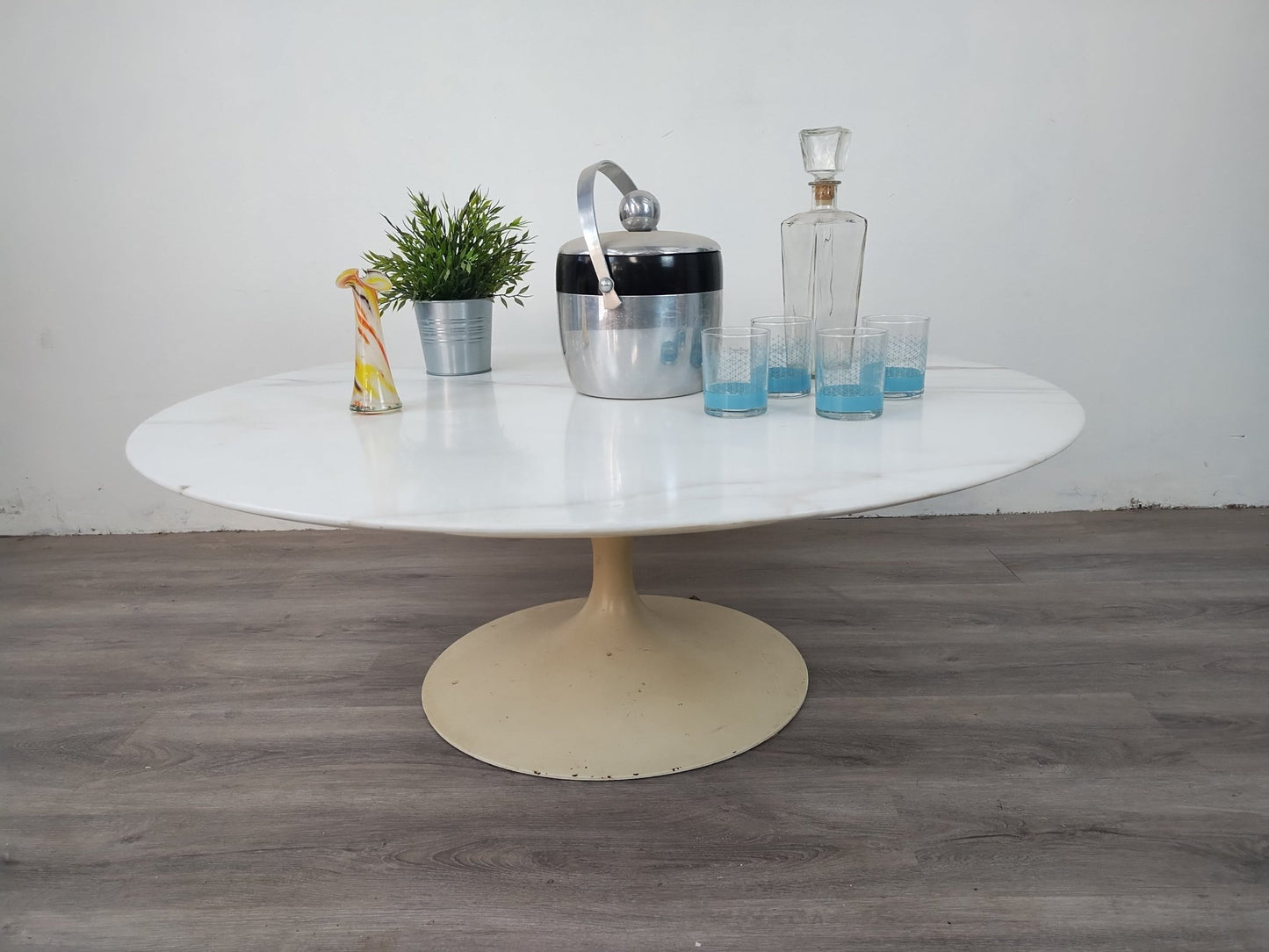 Marble Top Coffee Table attr to Knoll - Vintage MC