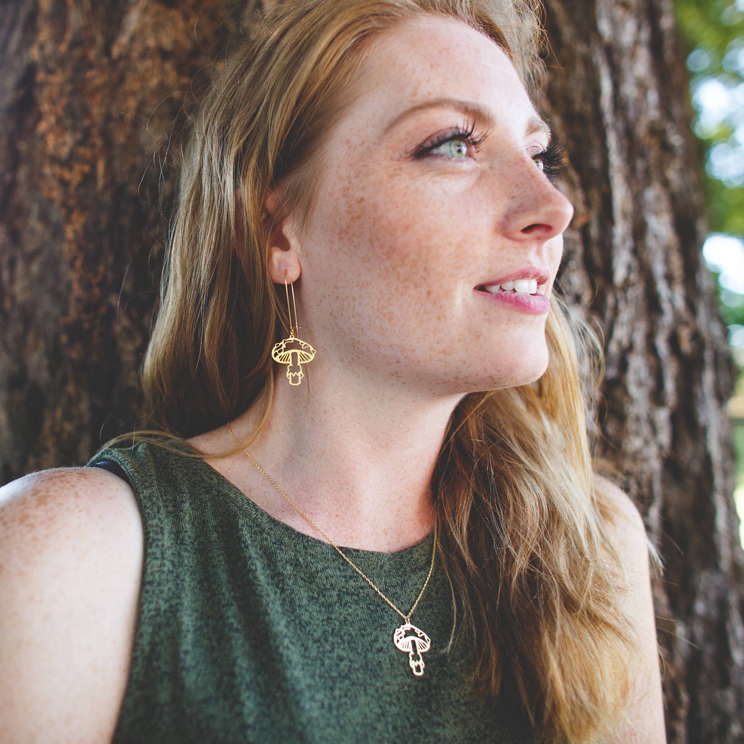 Mushroom Necklace - Vintage MC