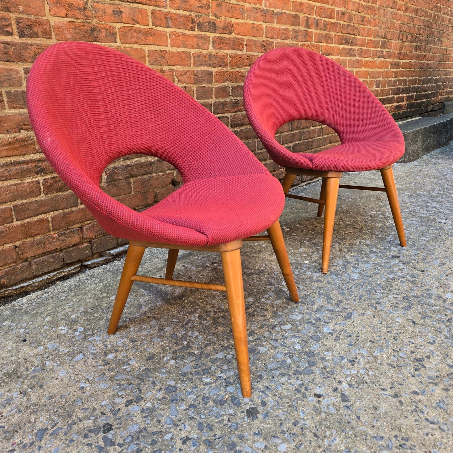 Pair of Danish Saucer Chairs JA0425001 - Vintage MC
