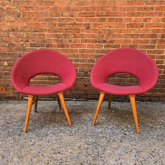 Pair of Danish Saucer Chairs JA0425001 - Vintage MC