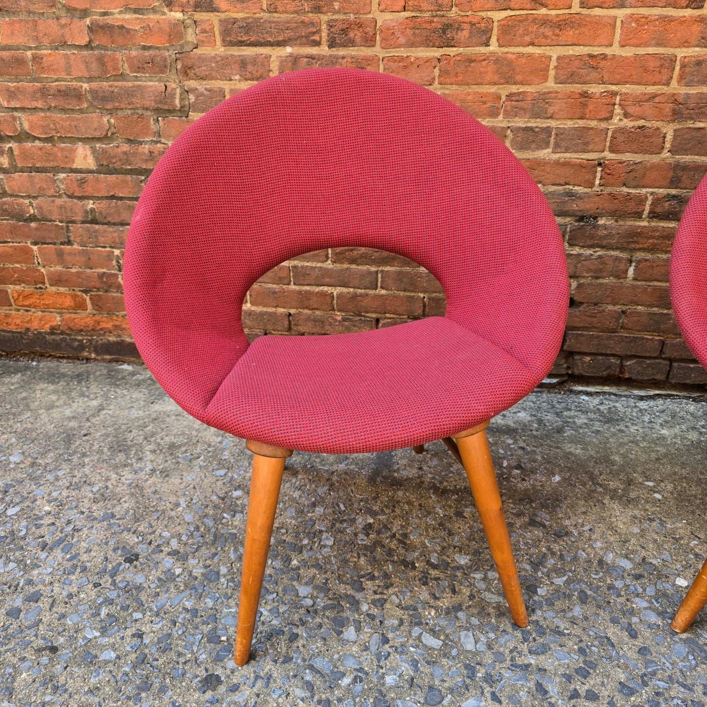 Pair of Danish Saucer Chairs JA0425001 - Vintage MC
