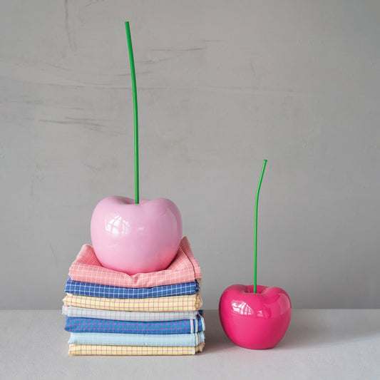 Pink Resin Cherry - Vintage MC