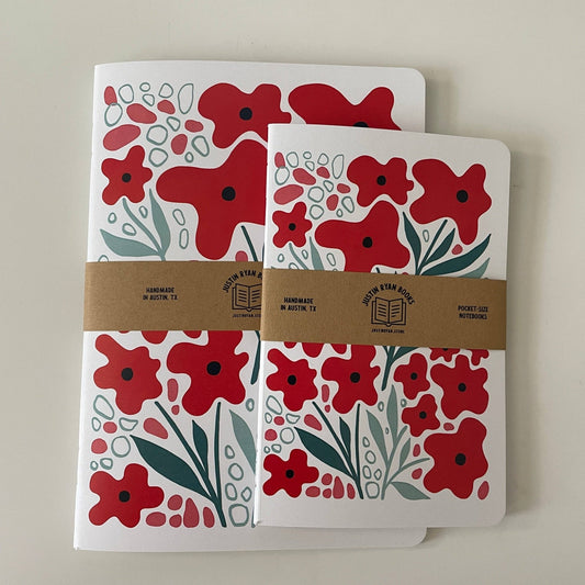 Poppy Floral Notebook - Vintage MC