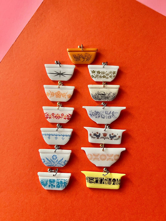 Pyrex Earrings - Vintage MC