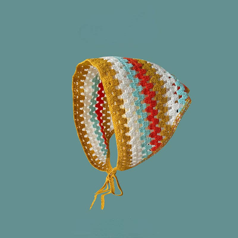 Rainbow Stripe Bandana Headband - Vintage MC