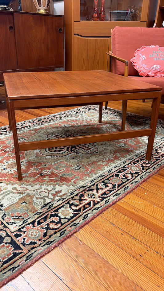 Danish Square Teak Coffee Table
