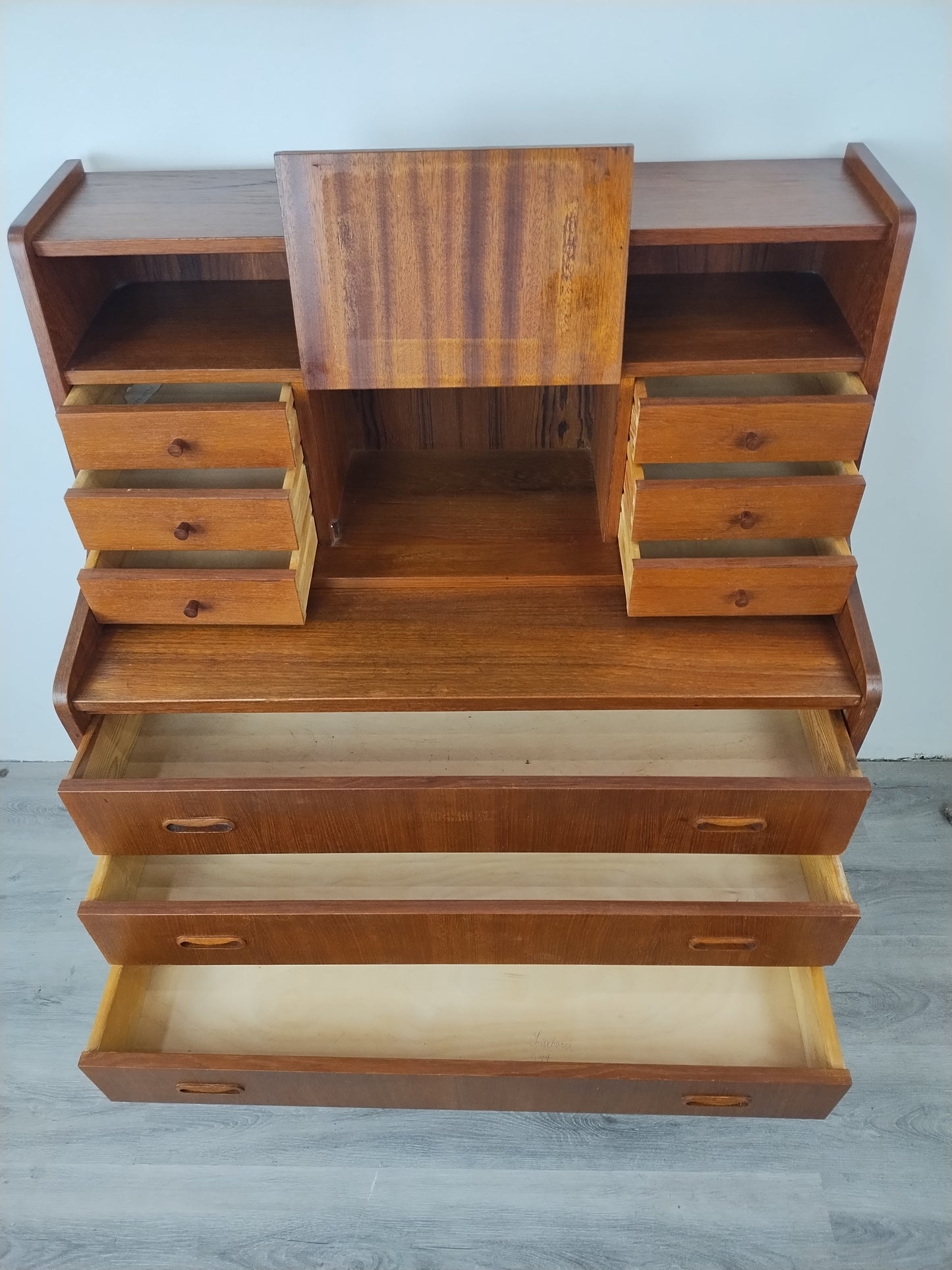 ST0524148 Danish Teak Secretary