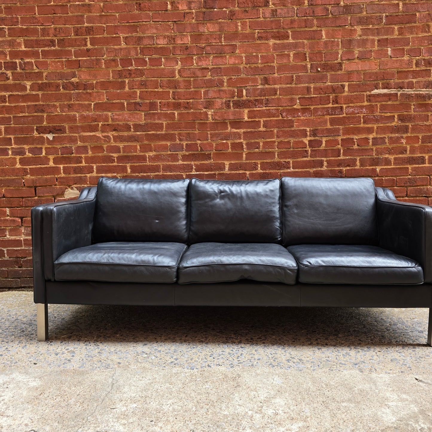 Danish Modern Sofa in the Style of Borge Mogensen