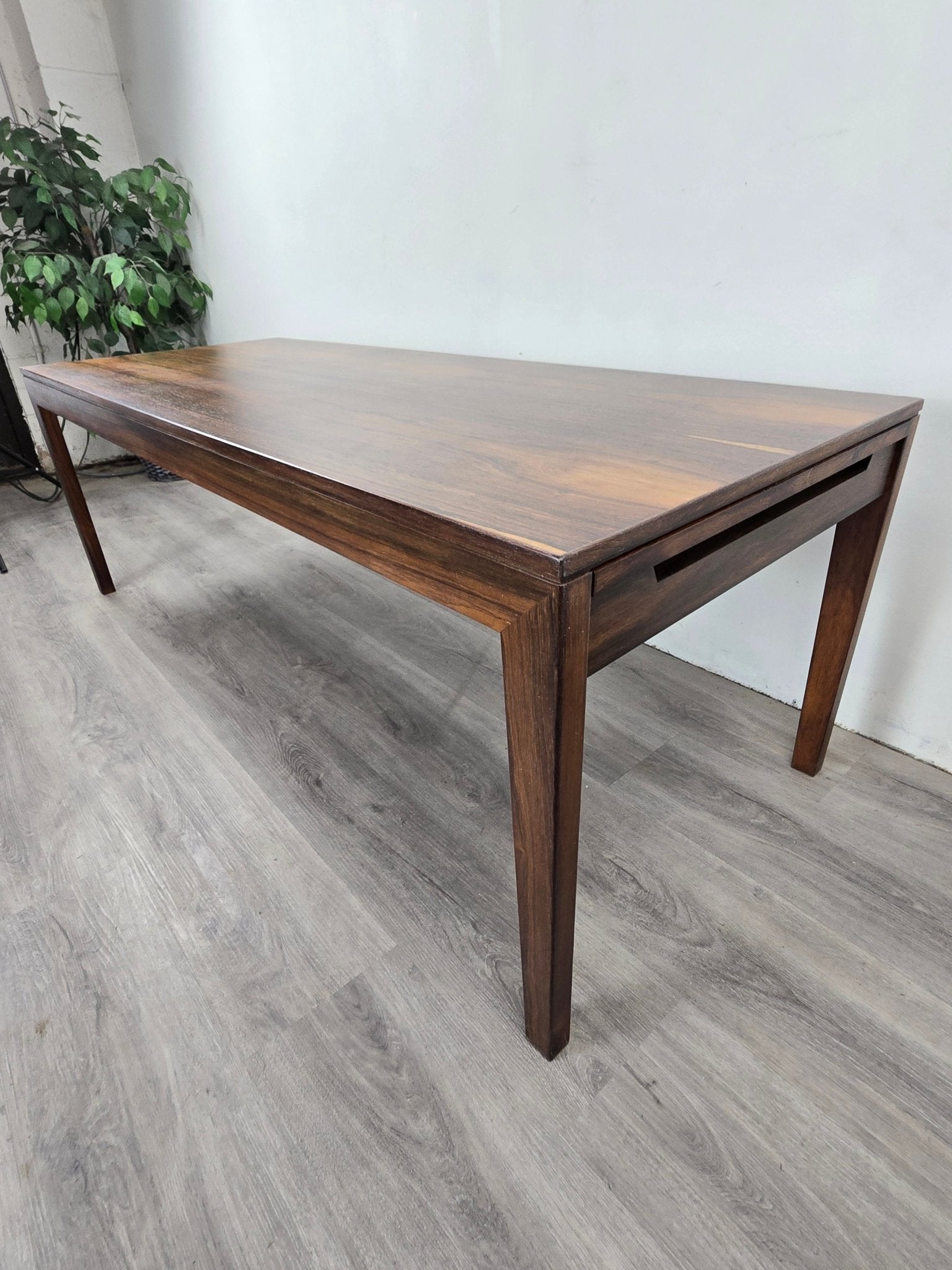 Rosewood Coffee Table with Hidden Leaves - Vintage MC