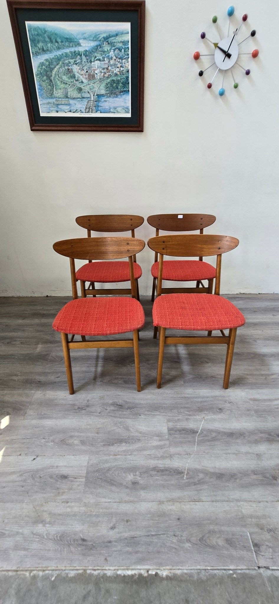 Set of 4 Farstrup Mobelfabrik Dining Chairs - Vintage MC