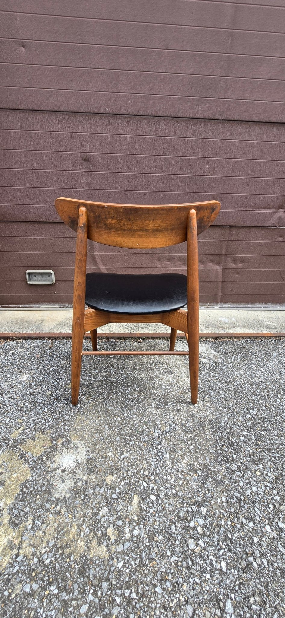 Set of 4 Walnut Dining Chairs by Stanley - Vintage MC