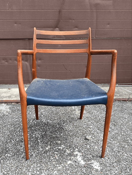 Set of 6 Neils Moller Dining Chairs Models 78 & 63 - Vintage MC