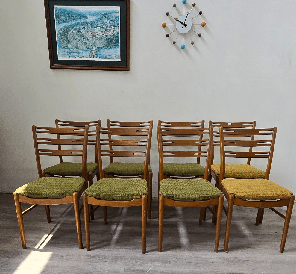 Set of 8 Danish Dining Chair by Farstrup - Vintage MC