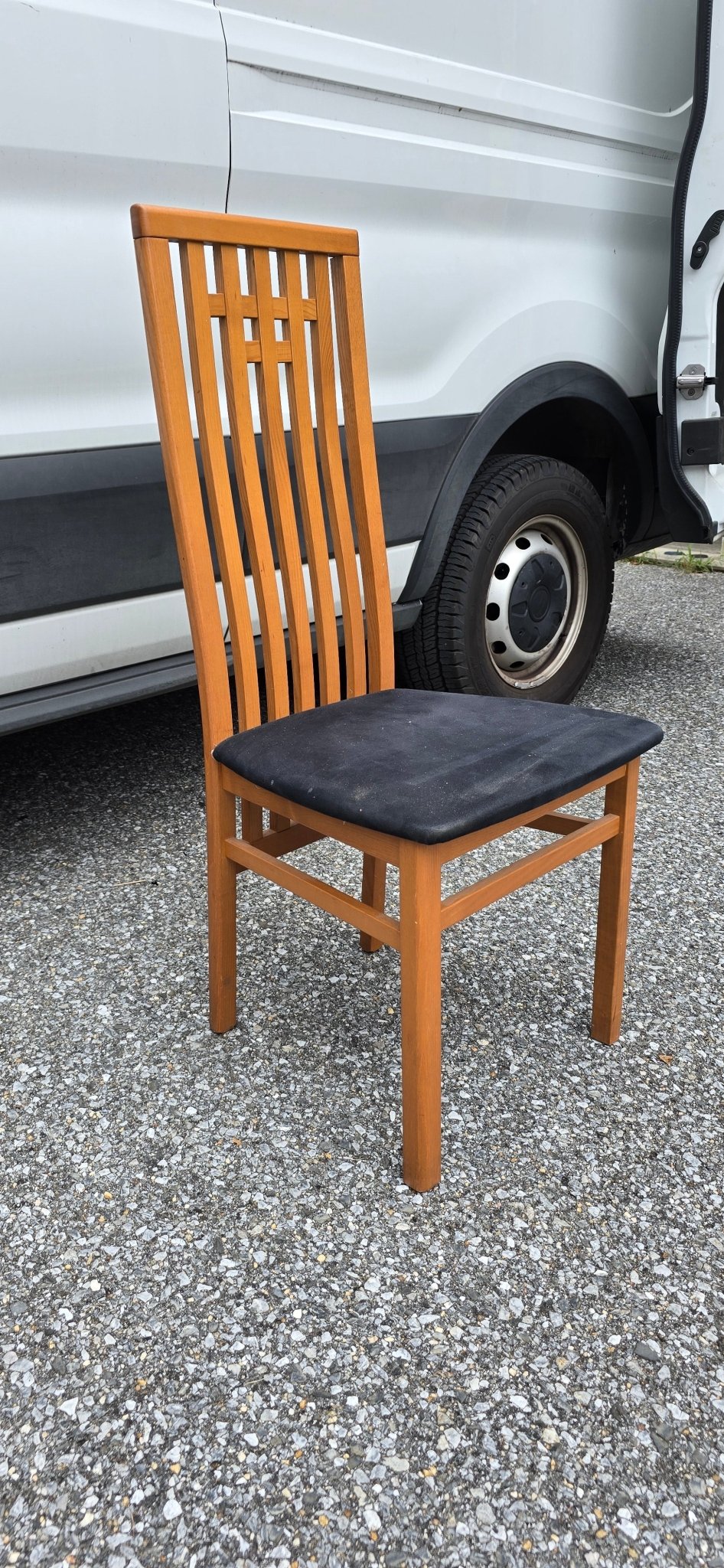 Set of 8 Mackintosh Inspired Dining Chairs - Vintage MC