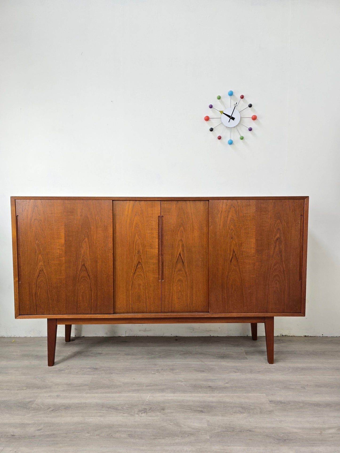 ST0624035 Danish Teak Tall Sideboard - Vintage MC