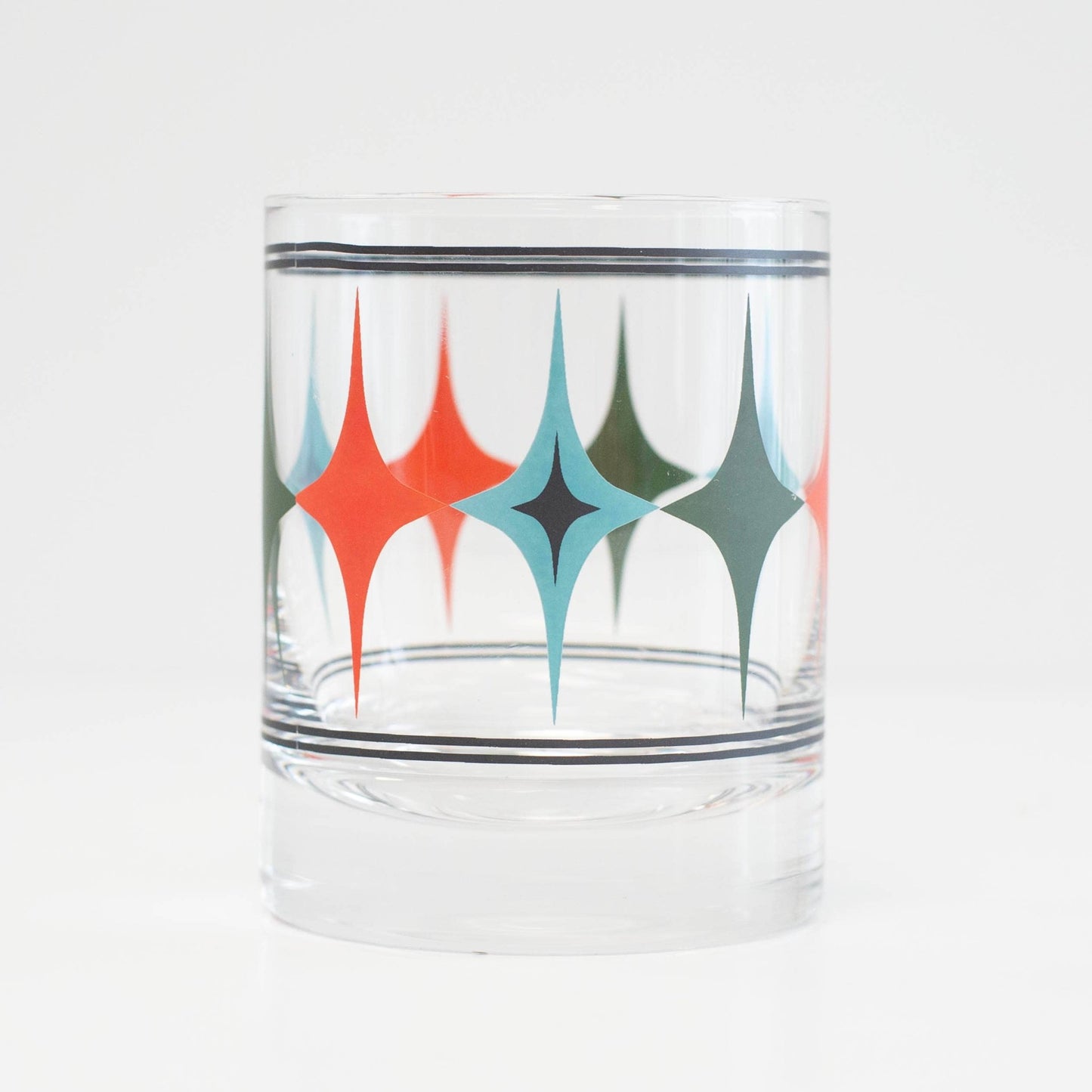 Starlight Diamond Row Vintage Whiskey Cocktail Glass - Vintage MC