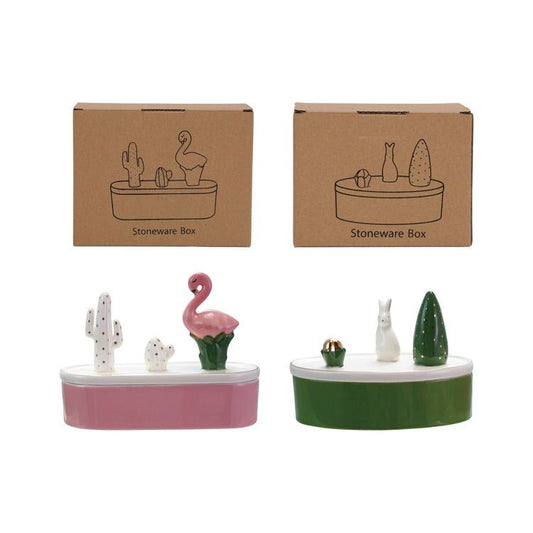 Stoneware Covered Dish - Vintage MC