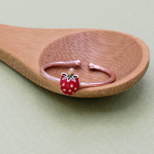 Sweet Strawberry Gold Ring - Vintage MC