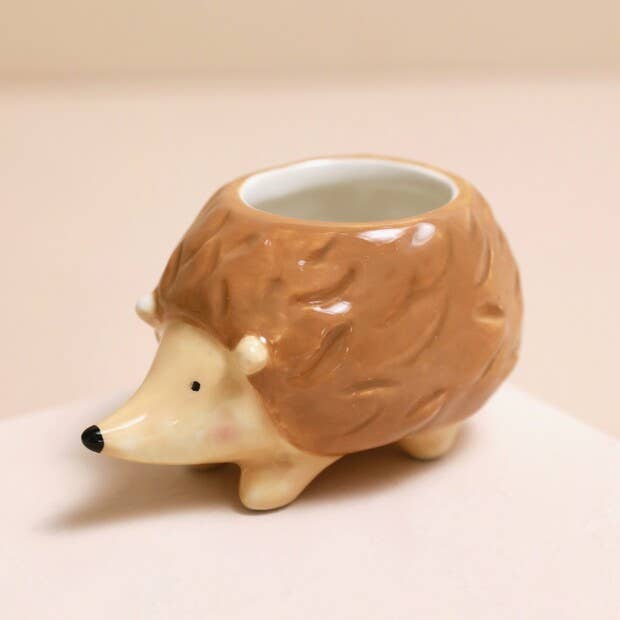 Tiny Hedgehog Airplant Holder - Vintage MC