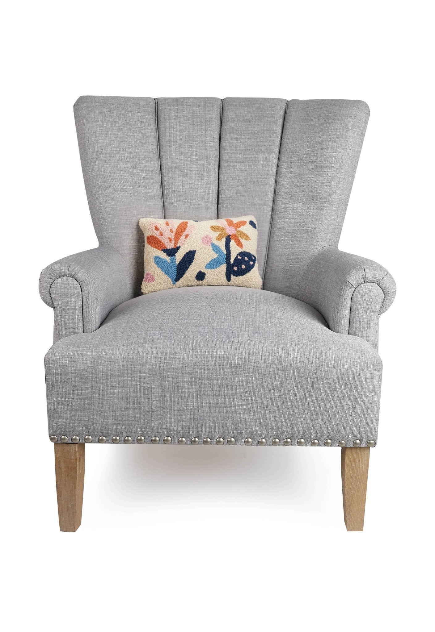 Two Flowers Hook Pillow - Vintage MC