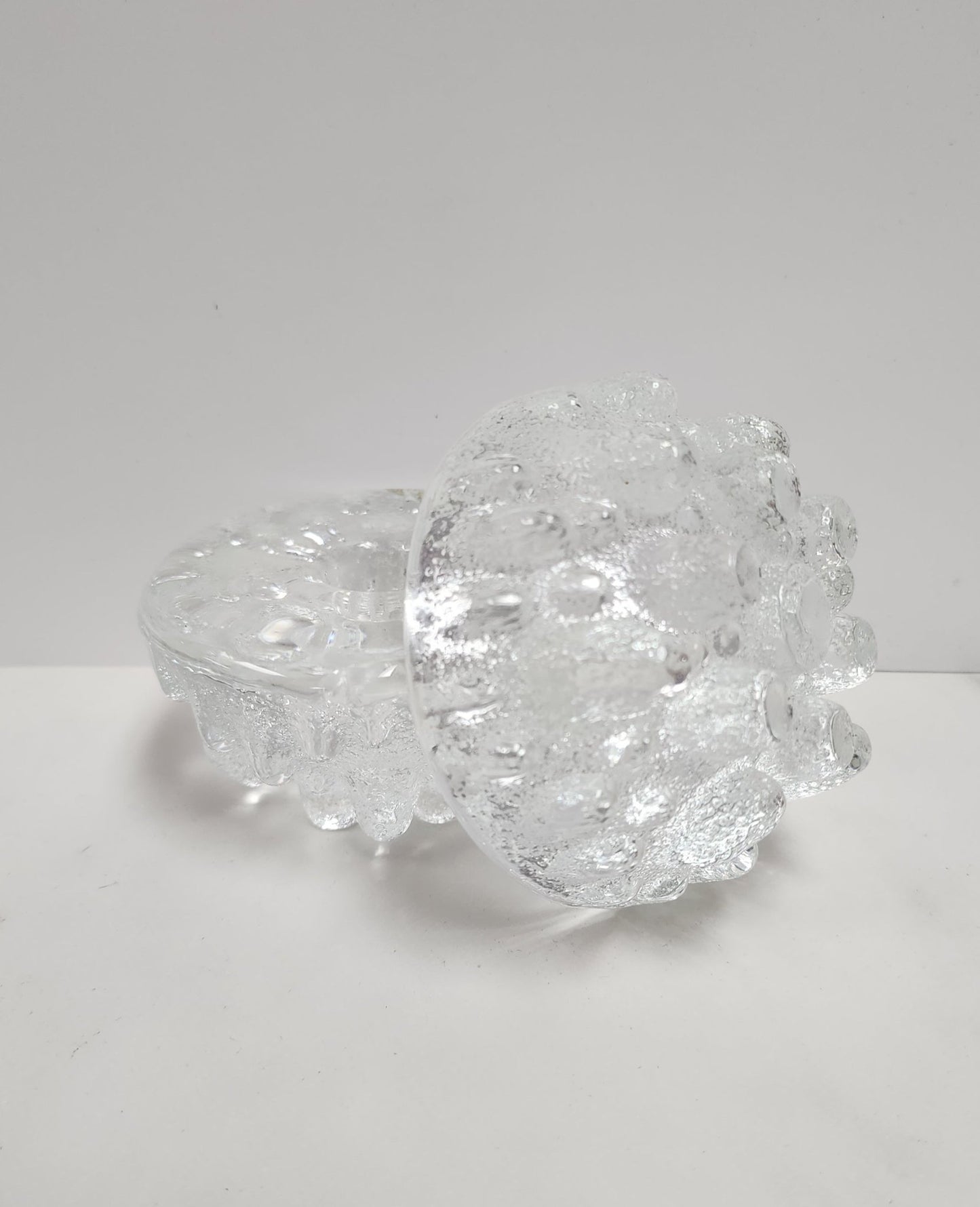 Viking Glass Candle Holders - Vintage MC