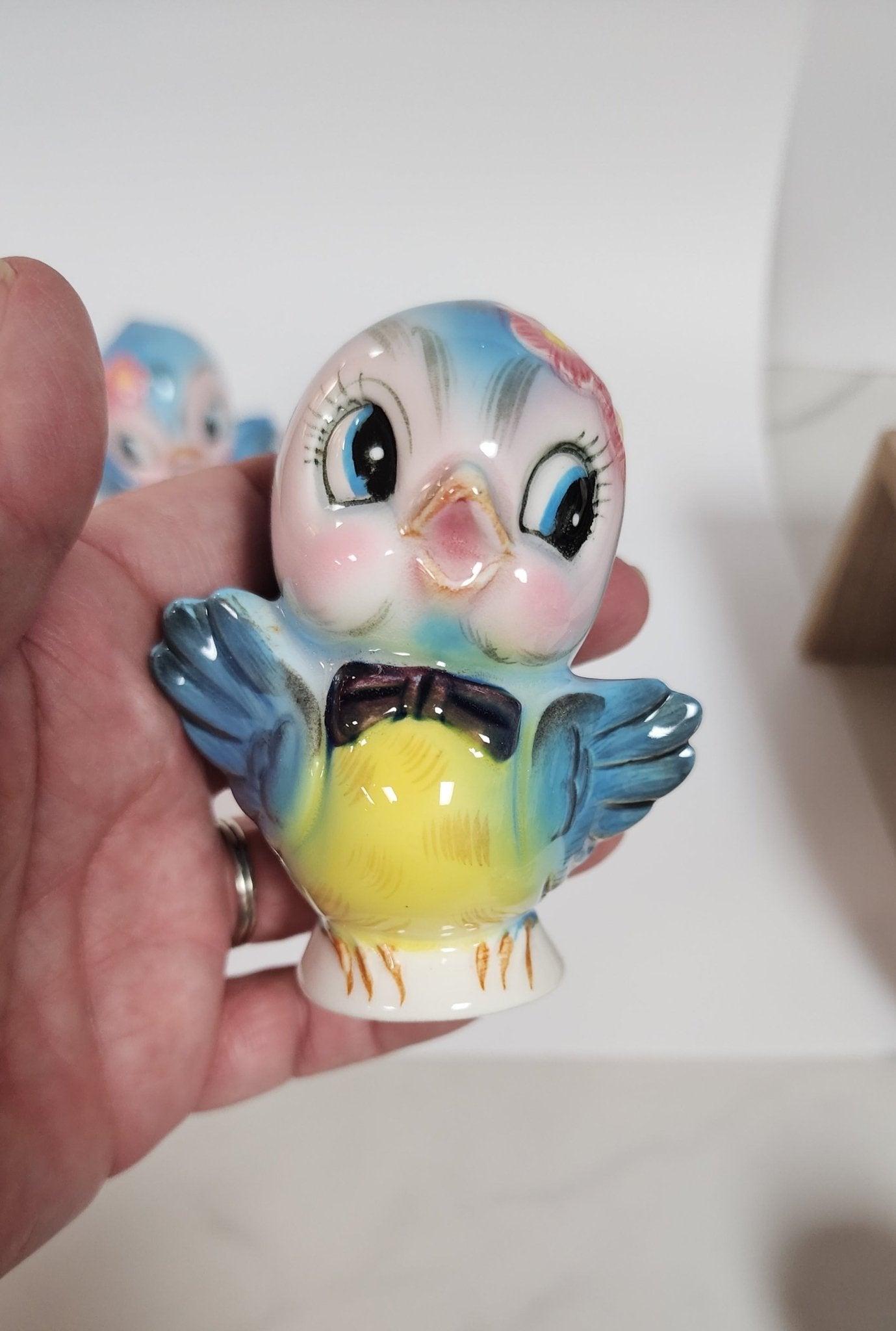 Vintage 1950s Lefton Bluebird Salt & Pepper - Vintage MC