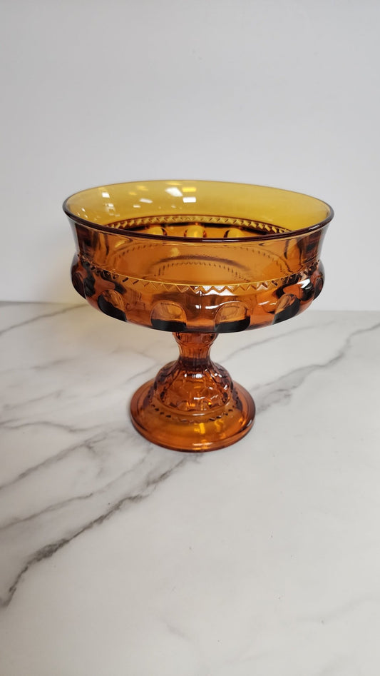 Vintage Indiana Glass Compote Bowl - Vintage MC