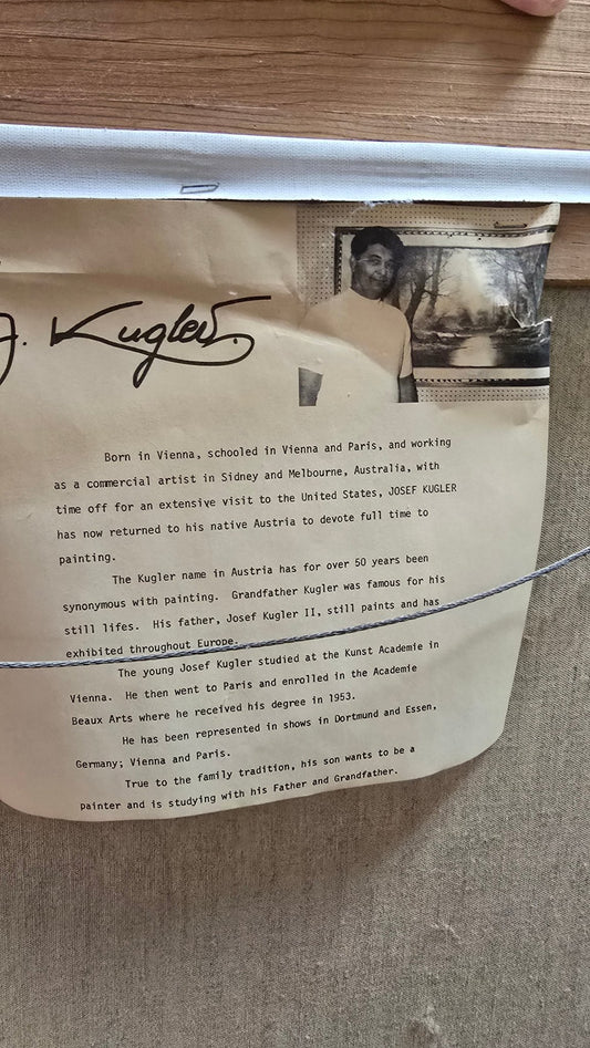 Vintage Painting by Kugler - Vintage MC