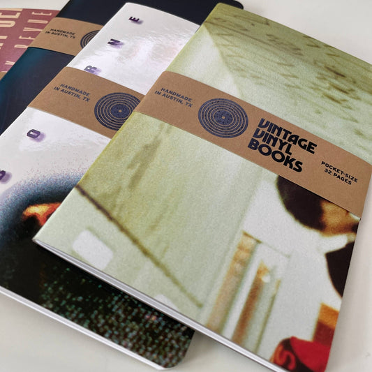 Vintage Vinyl Pocket Notebook - Vintage MC